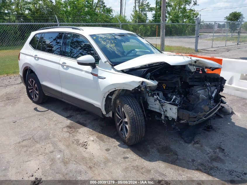 2022 Volkswagen Tiguan 2.0T S VIN: 3VV1B7AX3NM120397 Lot: 39391279