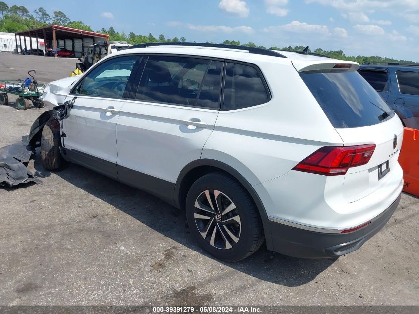 2022 Volkswagen Tiguan 2.0T S VIN: 3VV1B7AX3NM120397 Lot: 39391279