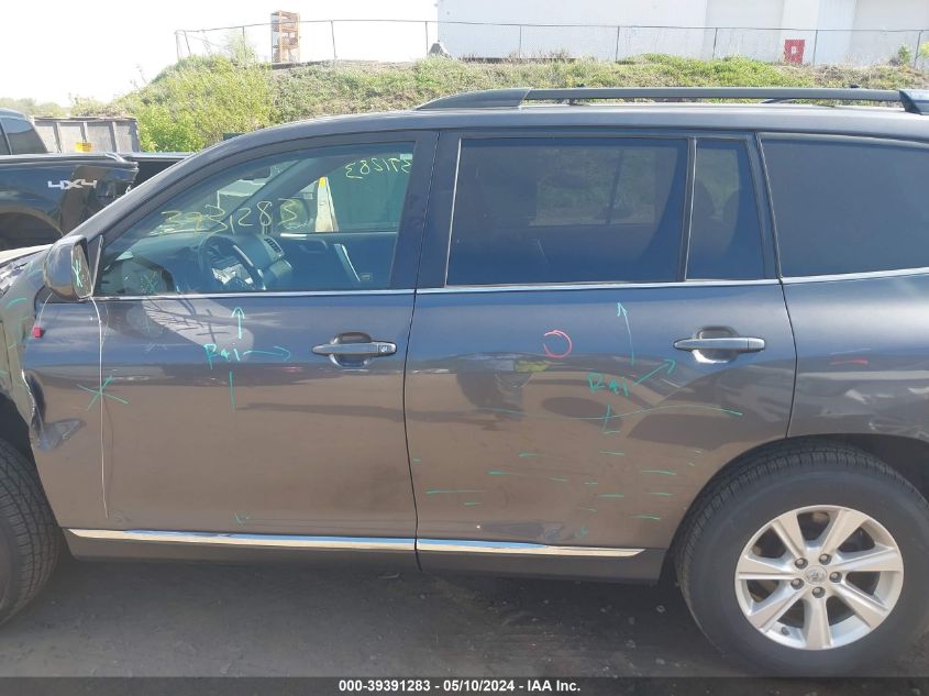 2012 Toyota Highlander Se V6 VIN: 5TDBK3EH8CS118043 Lot: 39391283