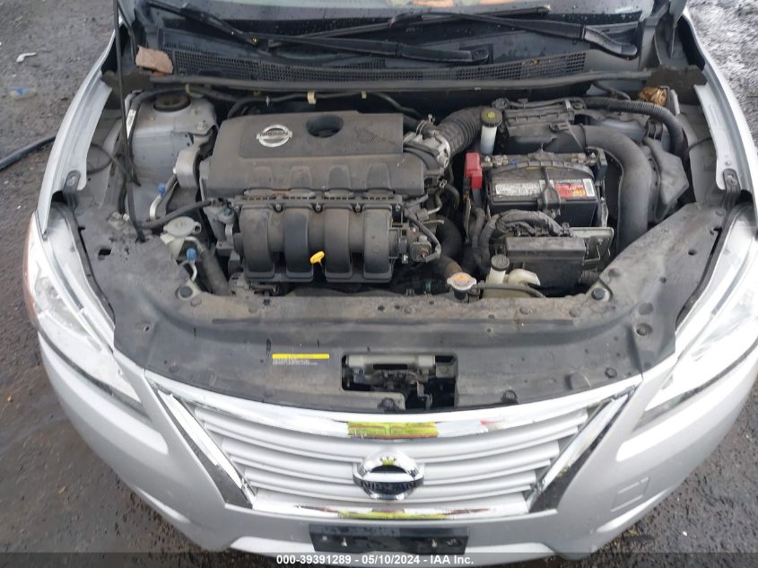 2013 Nissan Sentra Sv VIN: 3N1AB7APXDL752772 Lot: 39391289