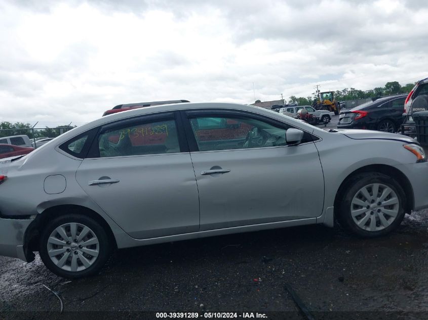 2013 Nissan Sentra Sv VIN: 3N1AB7APXDL752772 Lot: 39391289