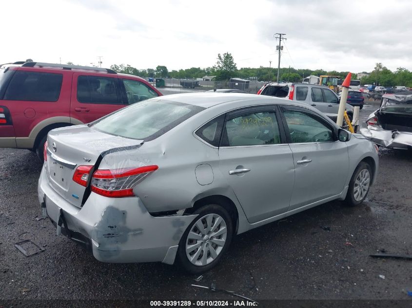 2013 Nissan Sentra Sv VIN: 3N1AB7APXDL752772 Lot: 39391289