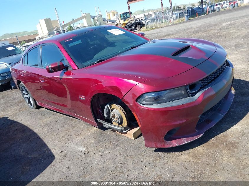 2019 Dodge Charger Scat Pack Rwd VIN: 2C3CDXGJ2KH756683 Lot: 39391304