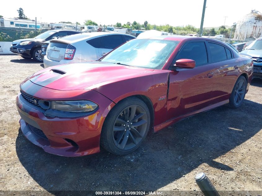 2019 Dodge Charger Scat Pack Rwd VIN: 2C3CDXGJ2KH756683 Lot: 39391304