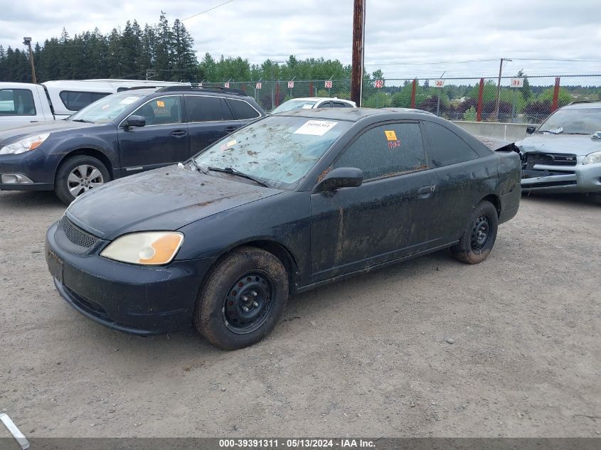 2003 Honda Civic Lx VIN: 1HGEM21503L048876 Lot: 39391311