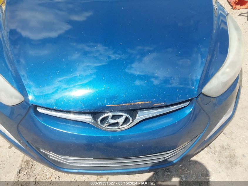 2014 Hyundai Elantra Limited VIN: KMHDH4AE7EU180553 Lot: 39391327