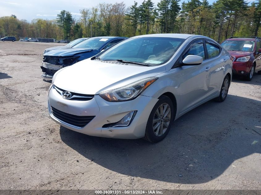 2014 Hyundai Elantra Se VIN: 5NPDH4AE0EH490042 Lot: 39391331