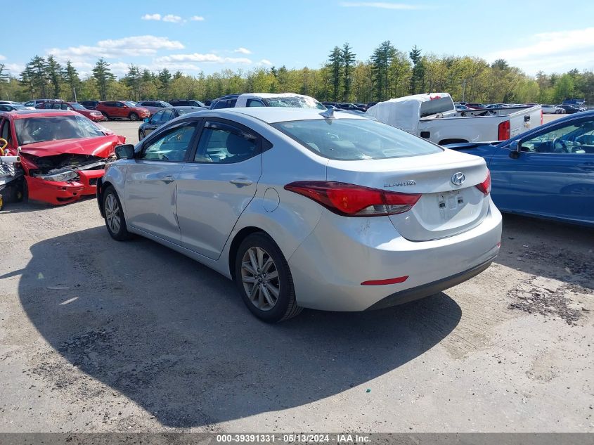 2014 Hyundai Elantra Se VIN: 5NPDH4AE0EH490042 Lot: 39391331