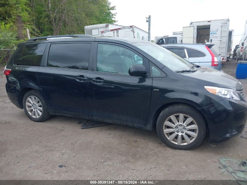 2017 Toyota Sienna Le 7 Passenger VIN: 5TDJZ3DCXHS186347 Lot: 39391347