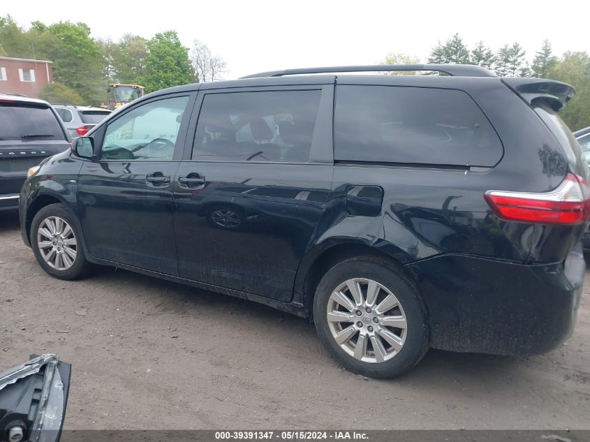 2017 Toyota Sienna Le 7 Passenger VIN: 5TDJZ3DCXHS186347 Lot: 39391347