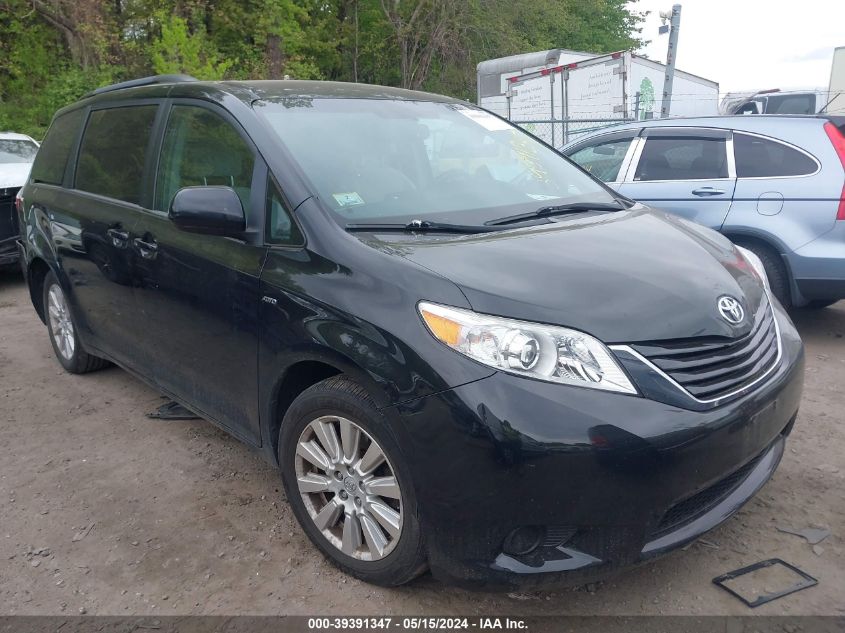 5TDJZ3DCXHS186347 2017 TOYOTA SIENNA - Image 1