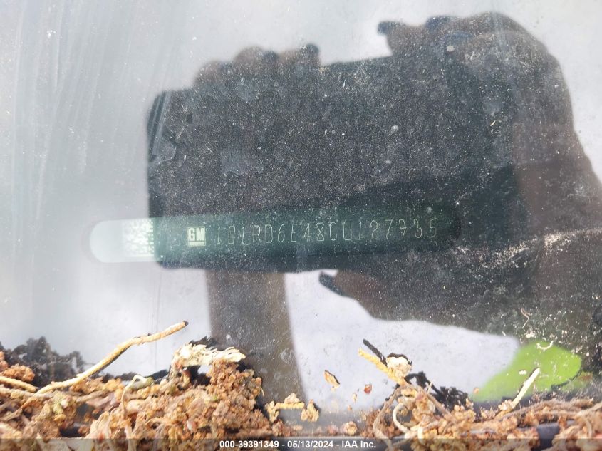 2012 Chevrolet Volt VIN: 1G1RD6E48CU127935 Lot: 39391349