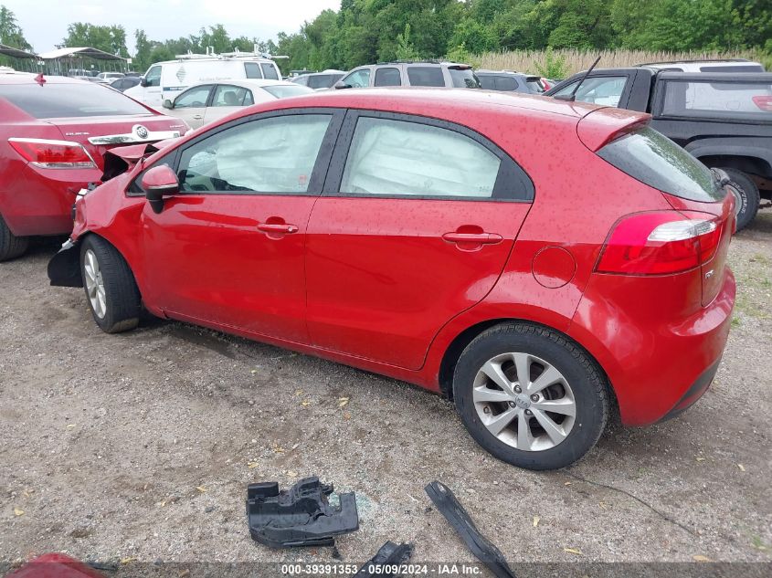 2013 Kia Rio Ex VIN: KNADN5A34D6281440 Lot: 39391353