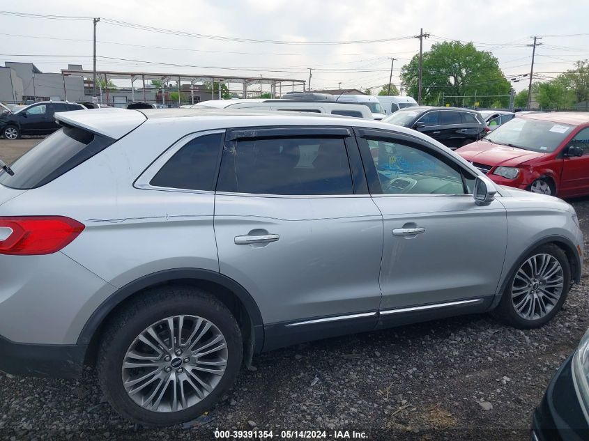 2016 Lincoln Mkx Reserve VIN: 2LMTJ8LR4GBL53319 Lot: 39391354