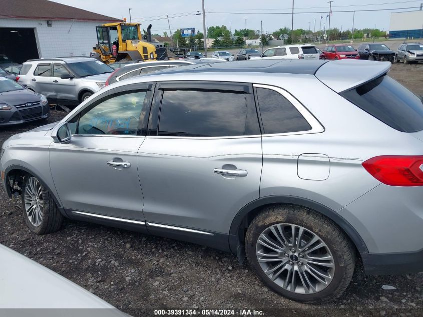 2016 Lincoln Mkx Reserve VIN: 2LMTJ8LR4GBL53319 Lot: 39391354