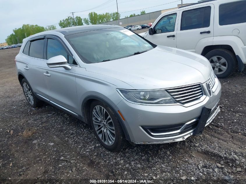 2016 Lincoln Mkx Reserve VIN: 2LMTJ8LR4GBL53319 Lot: 39391354