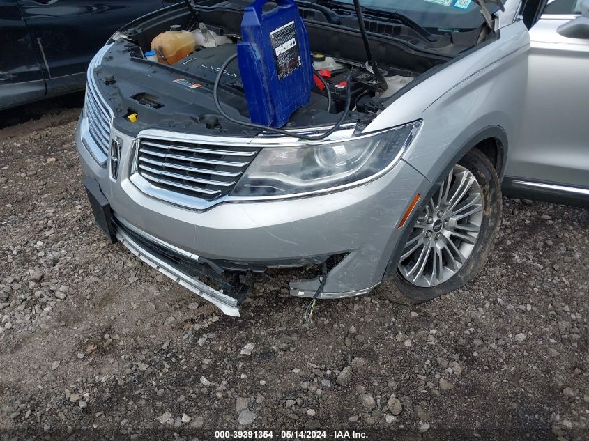 2016 Lincoln Mkx Reserve VIN: 2LMTJ8LR4GBL53319 Lot: 39391354