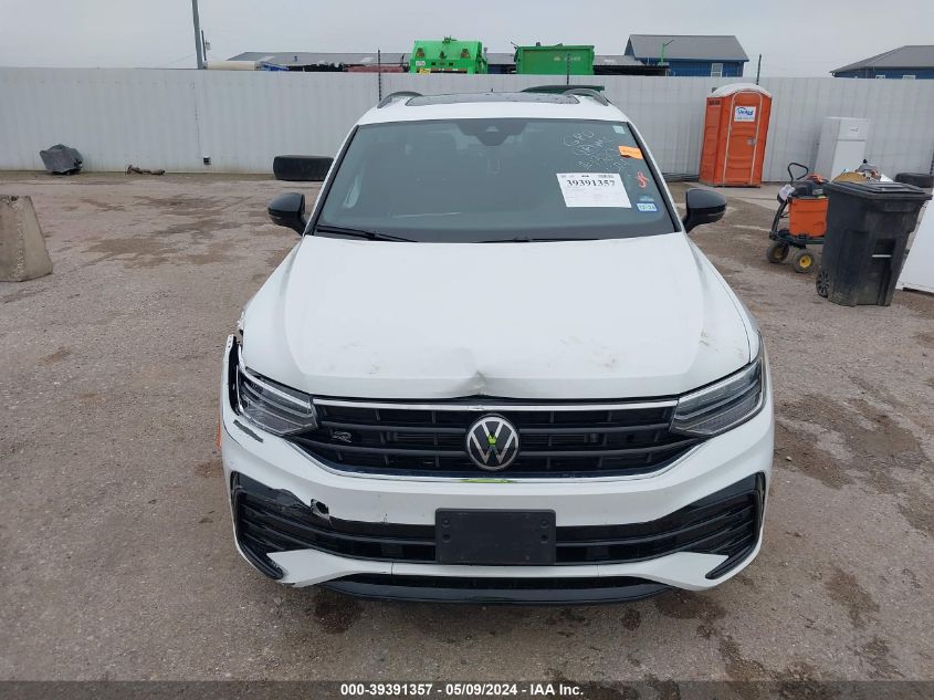 2022 Volkswagen Tiguan 2.0T Se R-Line Black VIN: 3VVCB7AX8NM040215 Lot: 39391357