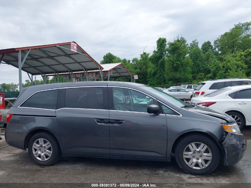 2011 Honda Odyssey Lx VIN: 5FNRL5H27BB065093 Lot: 39391372