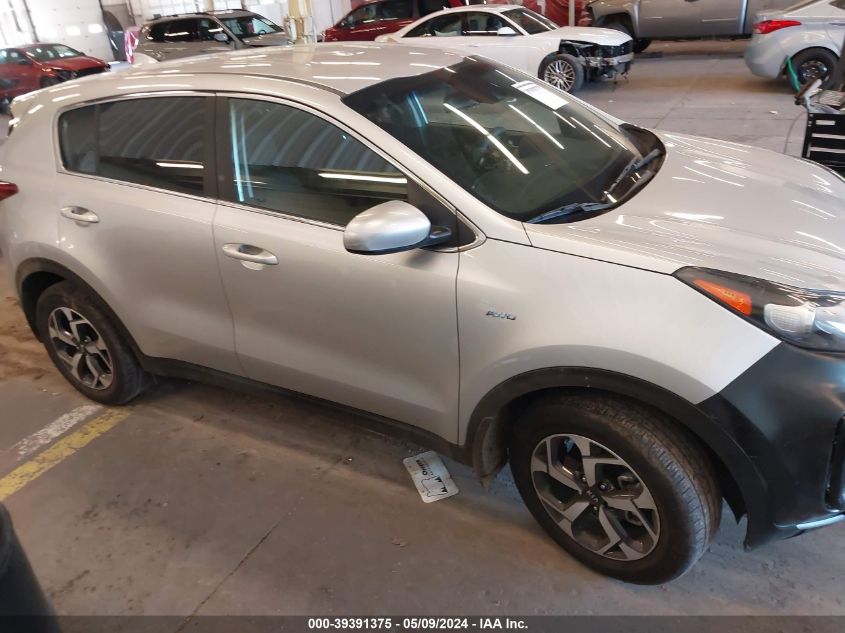 2022 Kia Sportage Lx VIN: KNDPMCAC5N7961267 Lot: 39391375