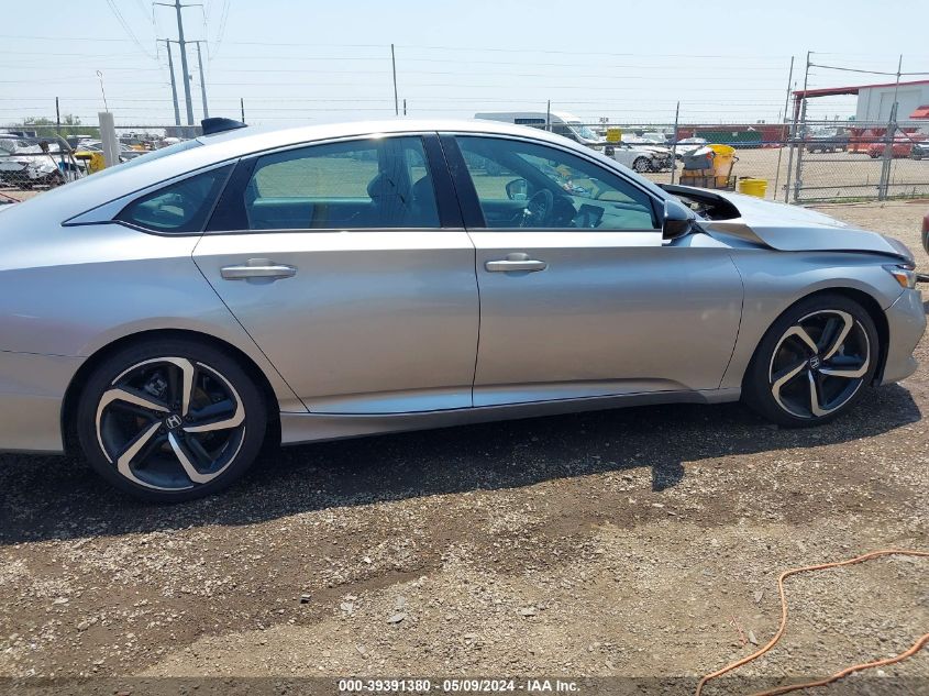 2022 Honda Accord Sport VIN: 1HGCV1F36NA099867 Lot: 39391380