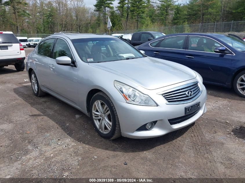 2011 Infiniti G37X VIN: JN1CV6AR0BM356543 Lot: 39391389