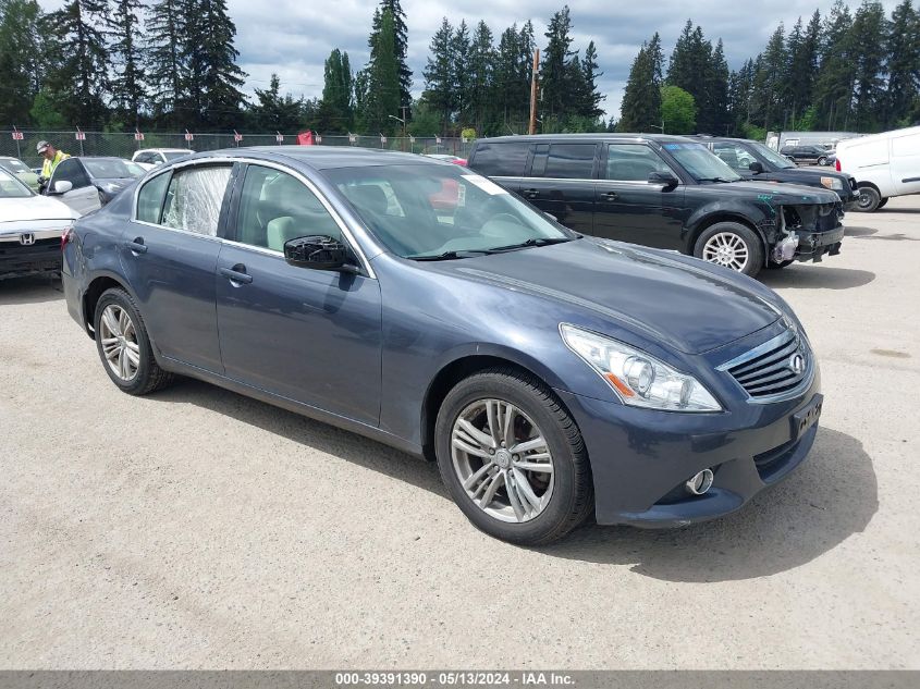 2011 Infiniti G37X VIN: JN1CV6AR7BM401526 Lot: 39391390