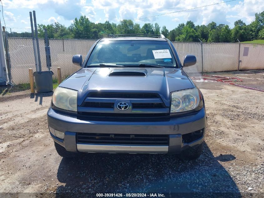 2005 Toyota 4Runner Sr5 Sport V6 VIN: JTEZU14R558035504 Lot: 39391426