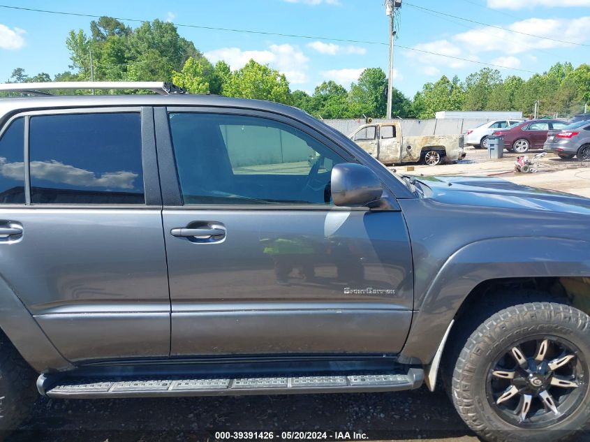 2005 Toyota 4Runner Sr5 Sport V6 VIN: JTEZU14R558035504 Lot: 39391426