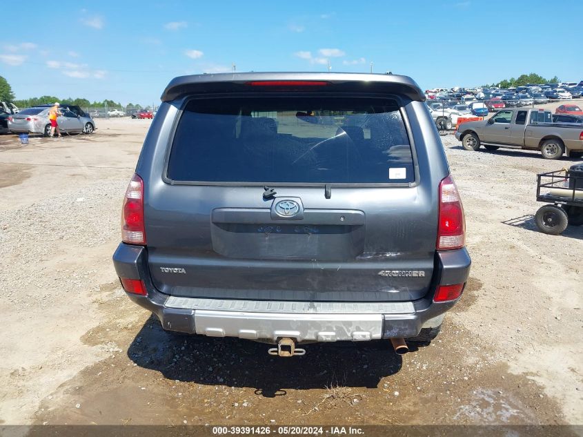 2005 Toyota 4Runner Sr5 Sport V6 VIN: JTEZU14R558035504 Lot: 39391426