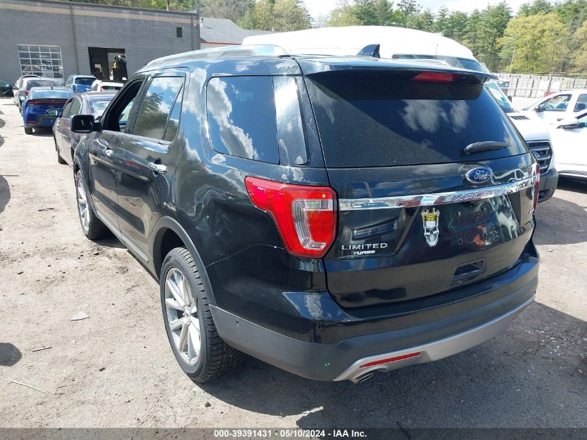 2016 Ford Explorer Limited VIN: 1FM5K8F87GGC93579 Lot: 39391431