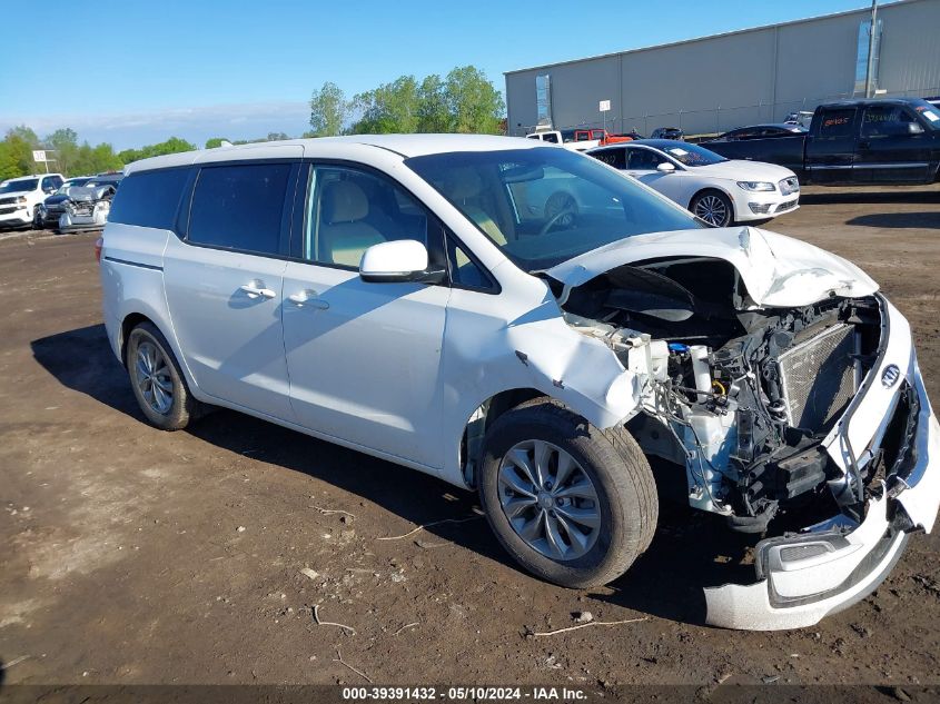 2019 Kia Sedona Lx VIN: KNDMB5C14K6567440 Lot: 39391432