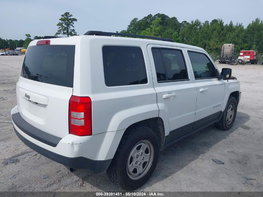 2014 Jeep Patriot Sport VIN: 1C4NJPBAXED699803 Lot: 39391451