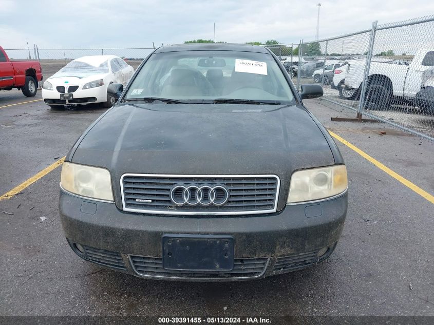 2003 Audi A6 3.0 Quattro VIN: WAULT64B93N051729 Lot: 39391455