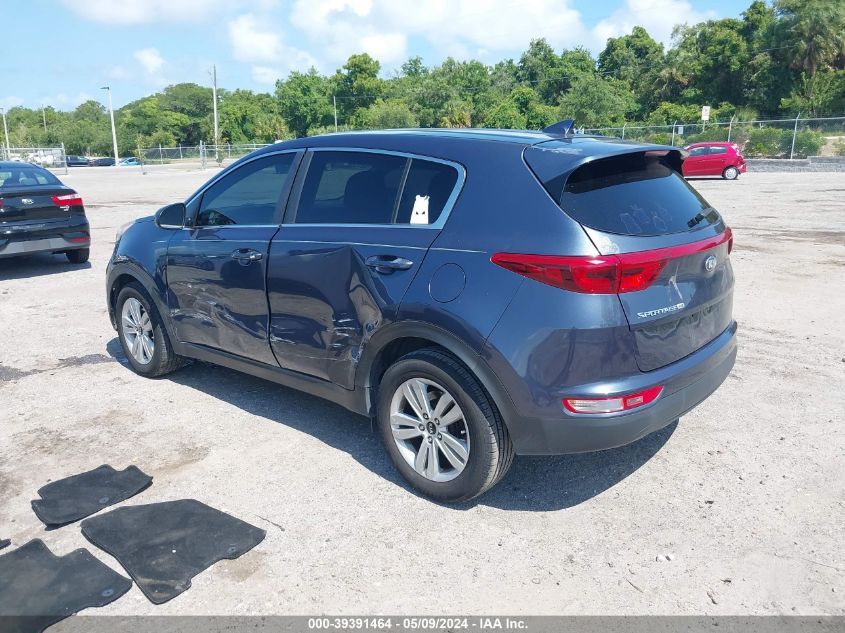 2017 Kia Sportage Lx VIN: KNDPM3AC1H7075581 Lot: 39391464