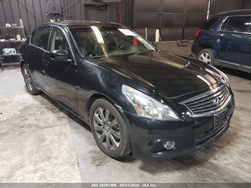 2012 Infiniti G37X Limited Edition VIN: JN1CV6ARXCM672565 Lot: 39391469