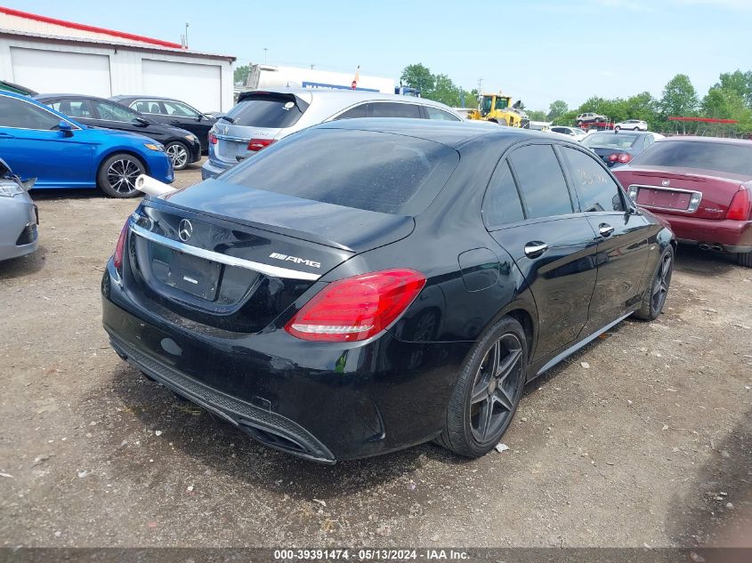 2016 Mercedes-Benz C 450 Amg 4Matic VIN: 55SWF6EB5GU119095 Lot: 39391474