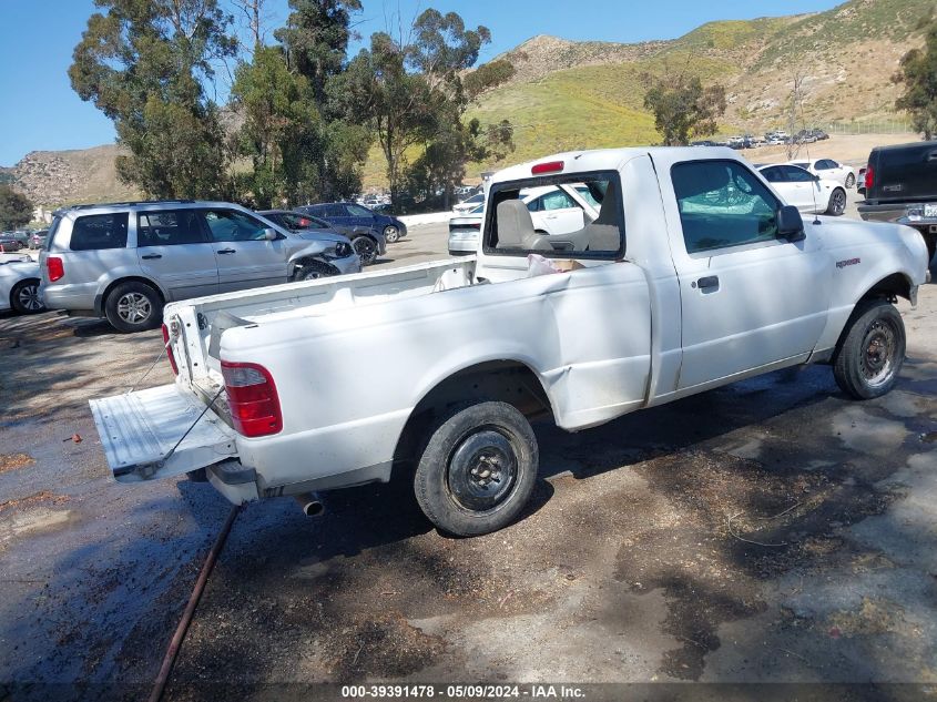 2004 Ford Ranger Edge/Xl/Xlt VIN: 1FTYR10U64TA01465 Lot: 39391478