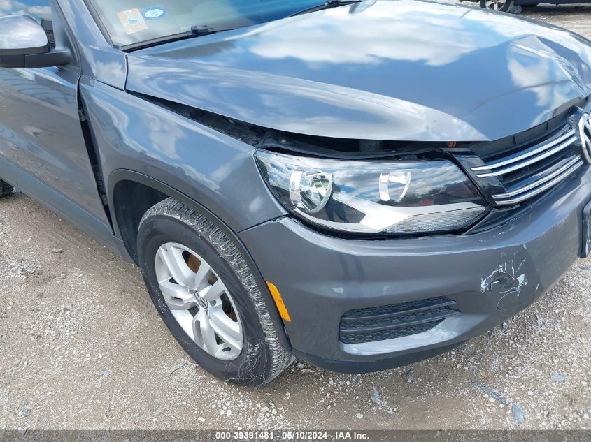 2013 Volkswagen Tiguan S VIN: WVGBV3AX0DW621888 Lot: 39391481