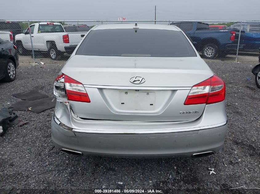 2012 Hyundai Genesis 3.8 VIN: KMHGC4DD3CU208327 Lot: 39391486