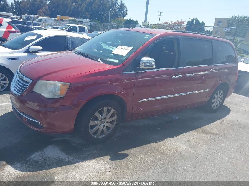 2011 Chrysler Town & Country Touring-L VIN: 2A4RR8DG6BR714592 Lot: 39391496