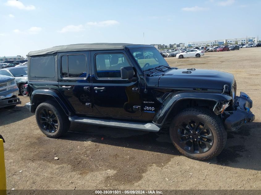 2022 Jeep Wrangler 4Xe Unlimited Sahara 4X4 VIN: 1C4JJXP69NW152979 Lot: 39391501