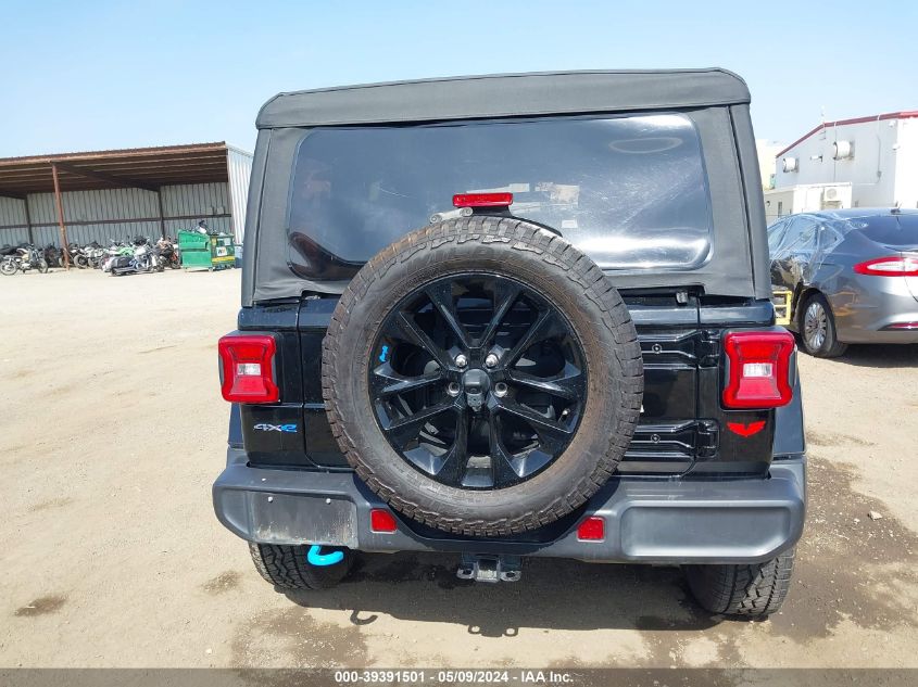 2022 Jeep Wrangler 4Xe Unlimited Sahara 4X4 VIN: 1C4JJXP69NW152979 Lot: 39391501