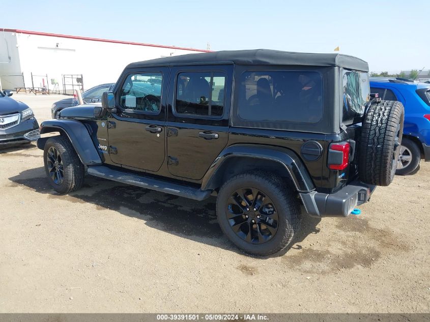 2022 Jeep Wrangler 4Xe Unlimited Sahara 4X4 VIN: 1C4JJXP69NW152979 Lot: 39391501