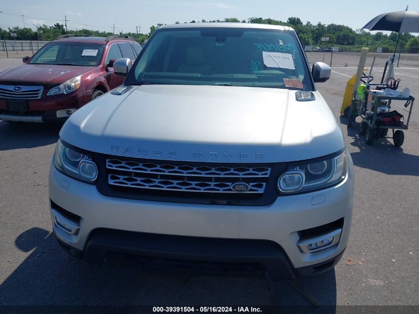 2015 Land Rover Range Rover Sport Sc VIN: SALWR2VF4FA603537 Lot: 39391504