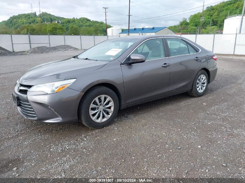 2016 Toyota Camry Le VIN: 4T4BF1FK8GR538911 Lot: 39391507