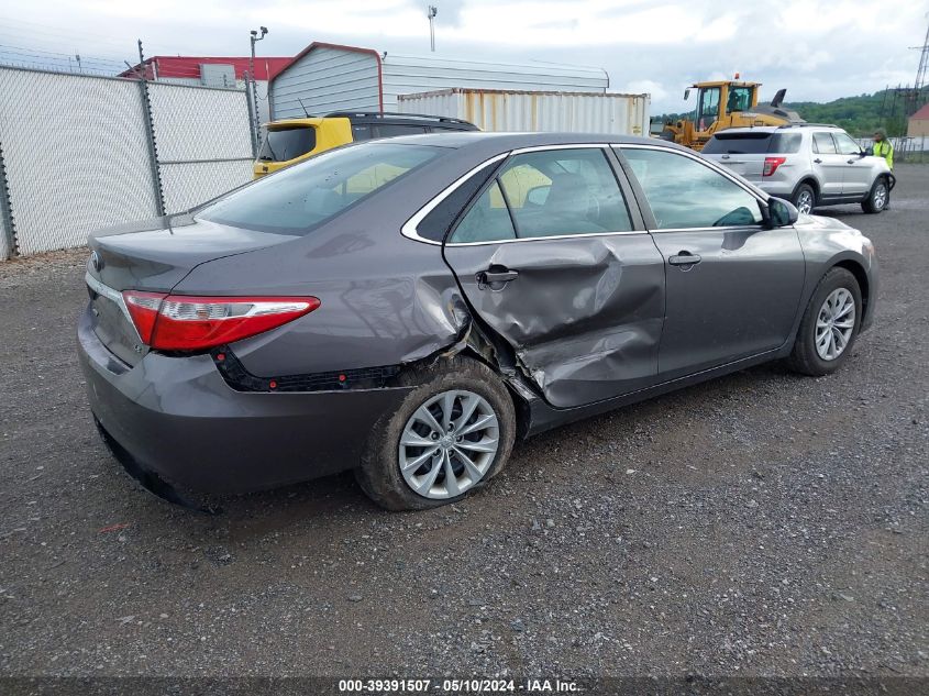 2016 Toyota Camry Le VIN: 4T4BF1FK8GR538911 Lot: 39391507