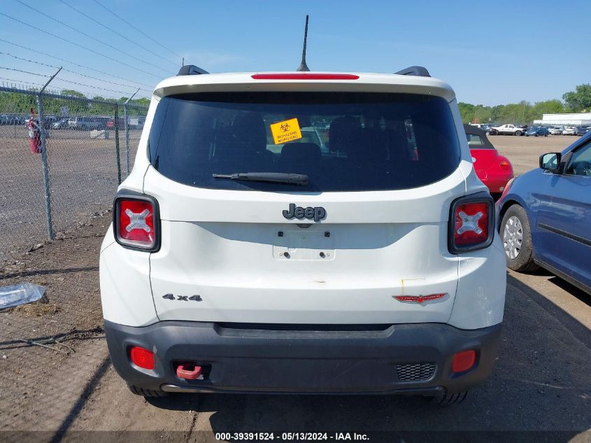 2016 Jeep Renegade Trailhawk VIN: ZACCJBCT6GPD15448 Lot: 39391524