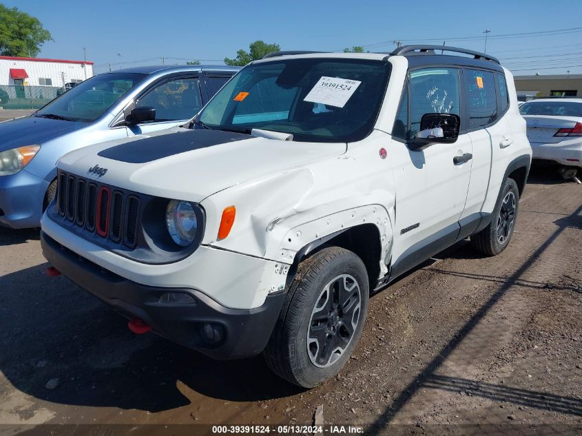 2016 Jeep Renegade Trailhawk VIN: ZACCJBCT6GPD15448 Lot: 39391524