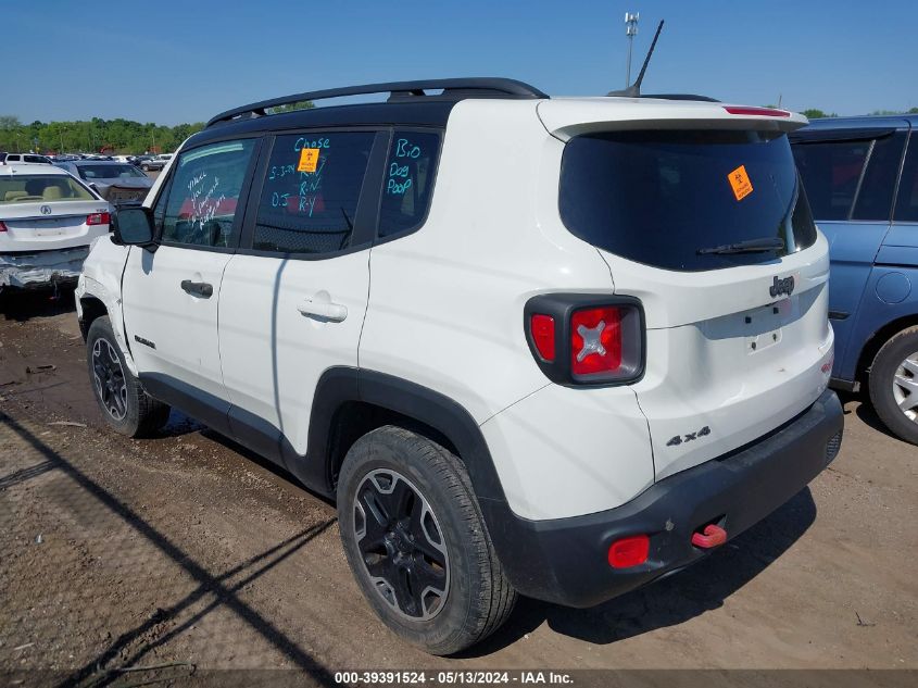 2016 Jeep Renegade Trailhawk VIN: ZACCJBCT6GPD15448 Lot: 39391524